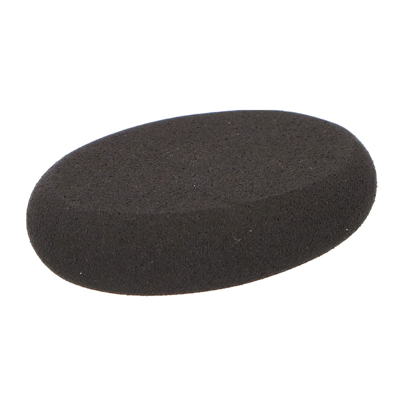 Oval Buffed Sponge Blending Spons - Zwart